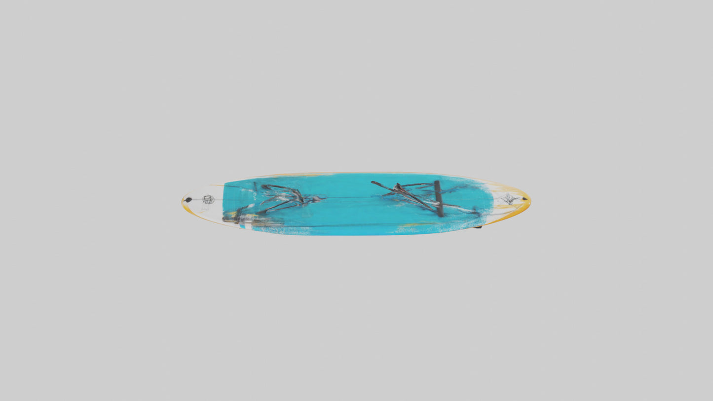 3D model Paddleboard model VR / AR / low-poly