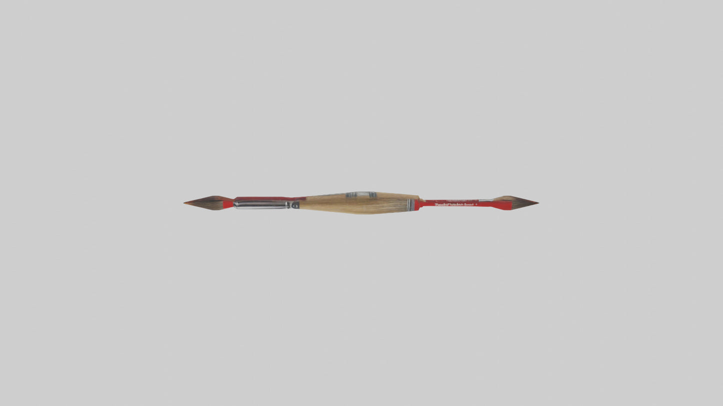 3D model Paintbrush model VR / AR / low-poly