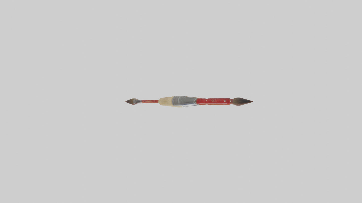 3D model Paintbrush model VR / AR / low-poly