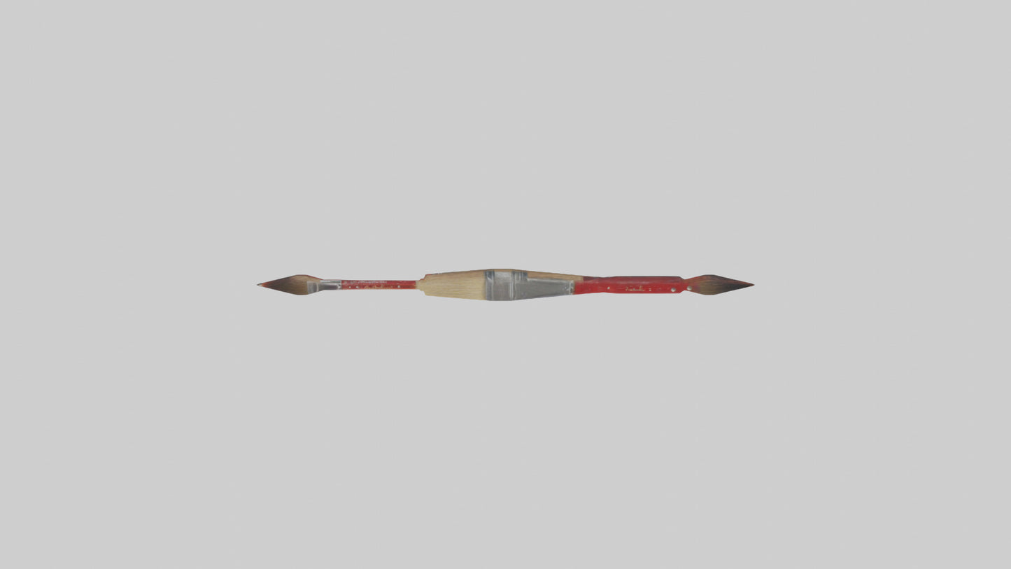 3D model Paintbrush model VR / AR / low-poly