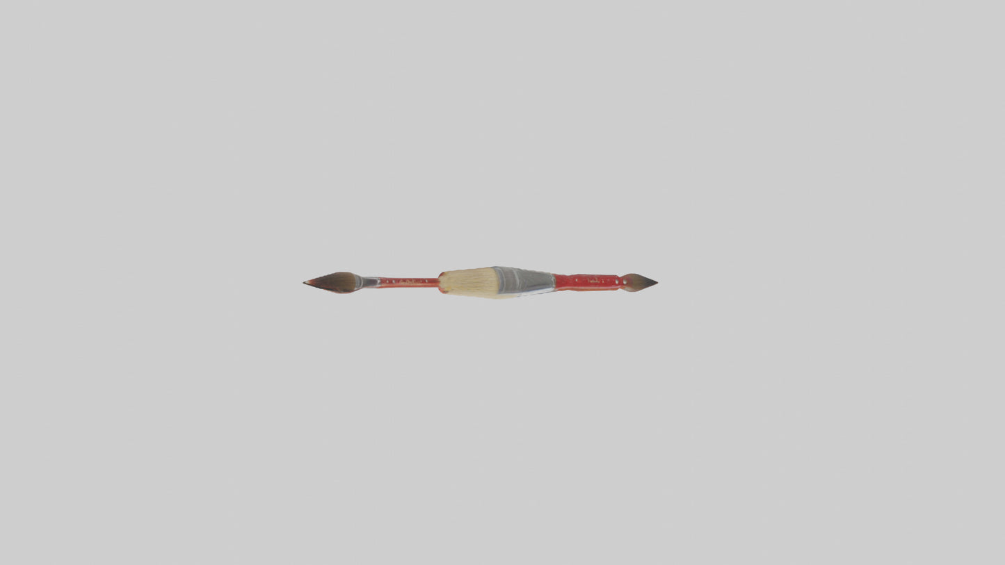 3D model Paintbrush model VR / AR / low-poly