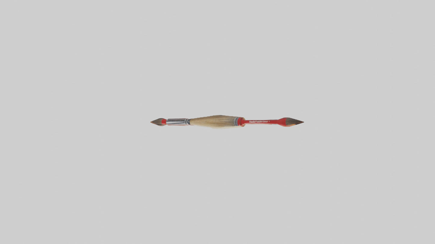 3D model Paintbrush model VR / AR / low-poly
