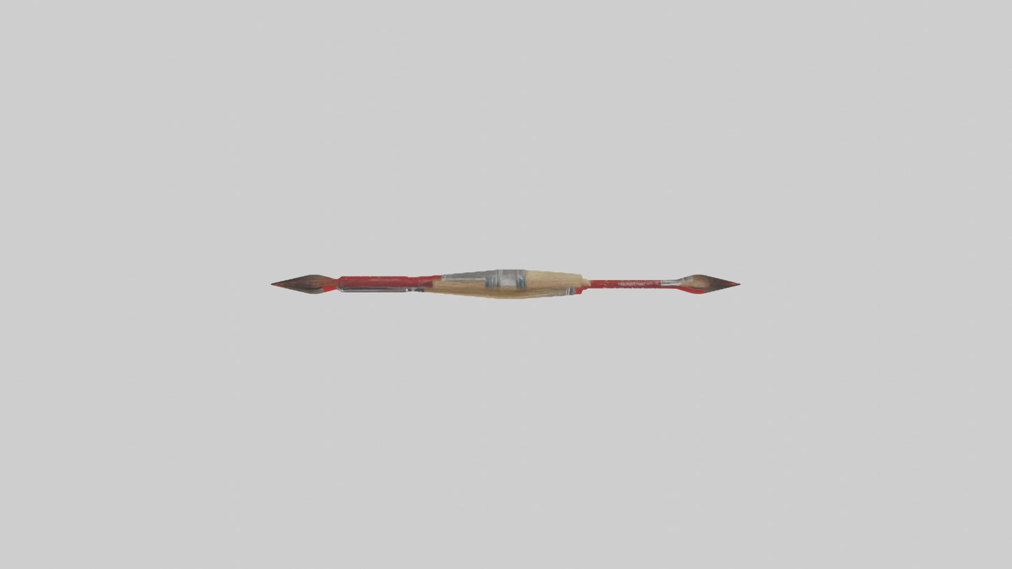 3D model Paintbrush model VR / AR / low-poly