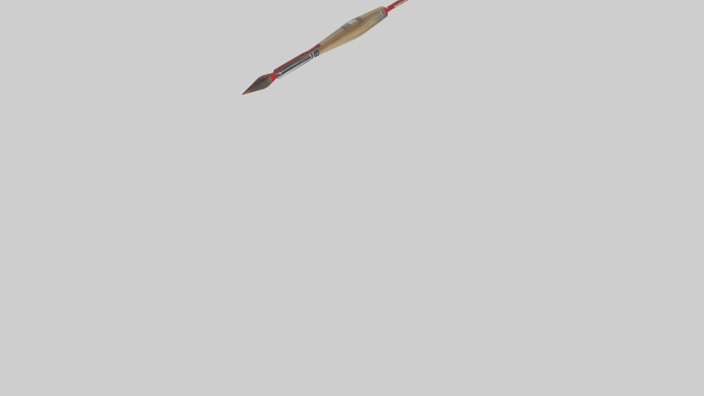 3D model Paintbrush model VR / AR / low-poly