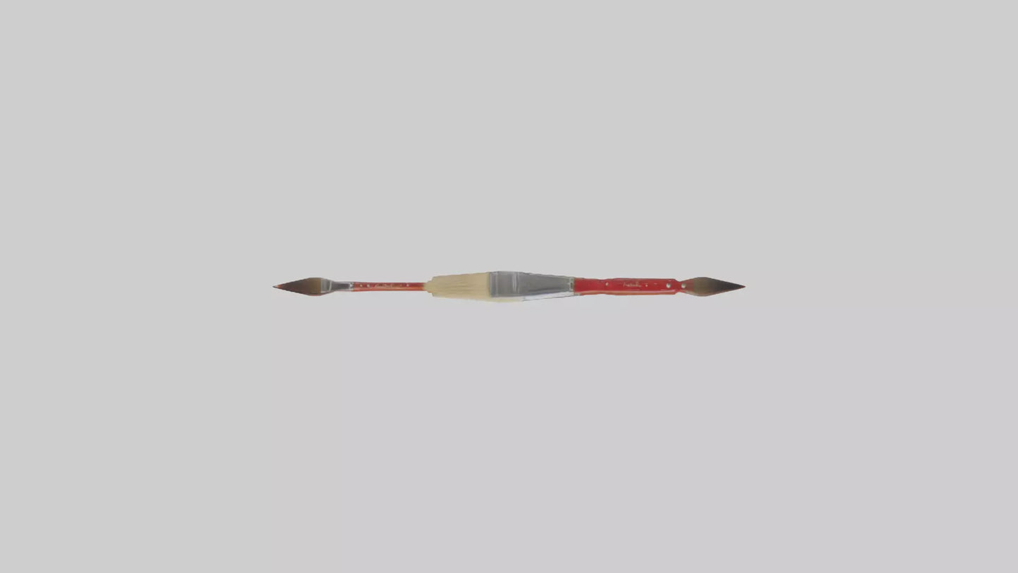 3D model Paintbrush model VR / AR / low-poly