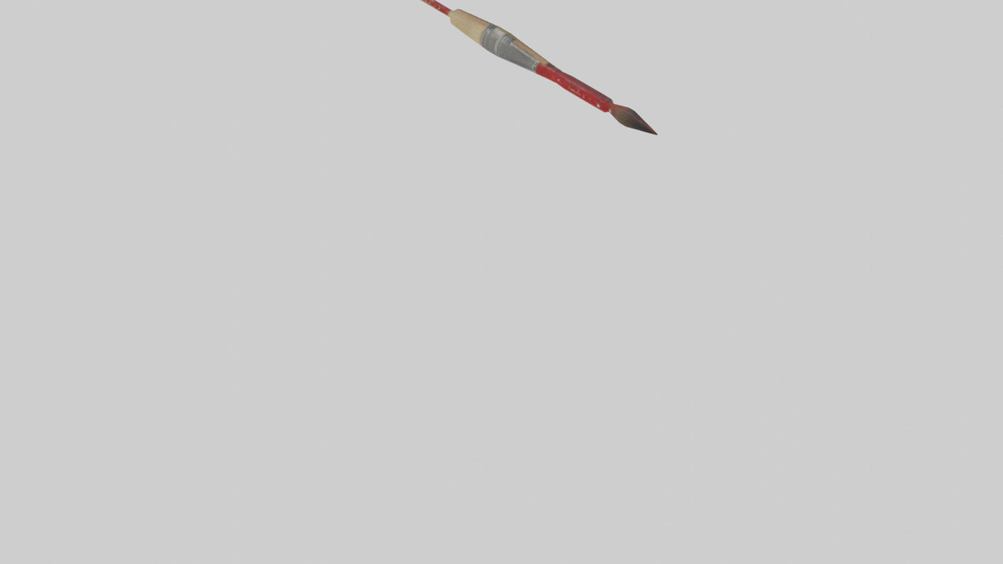 3D model Paintbrush model VR / AR / low-poly