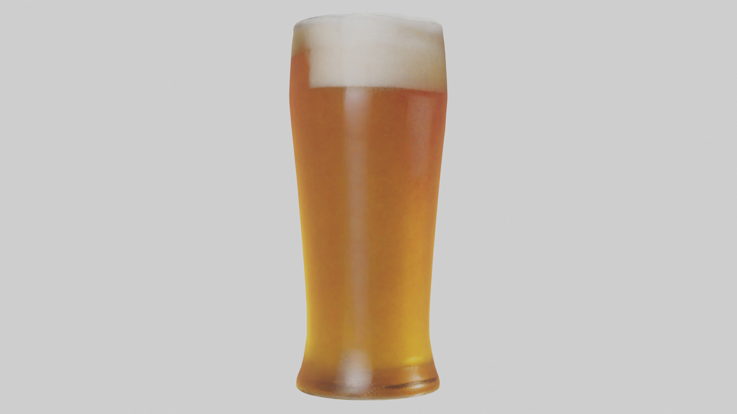 3D model Pale ale beer model VR / AR / low-poly