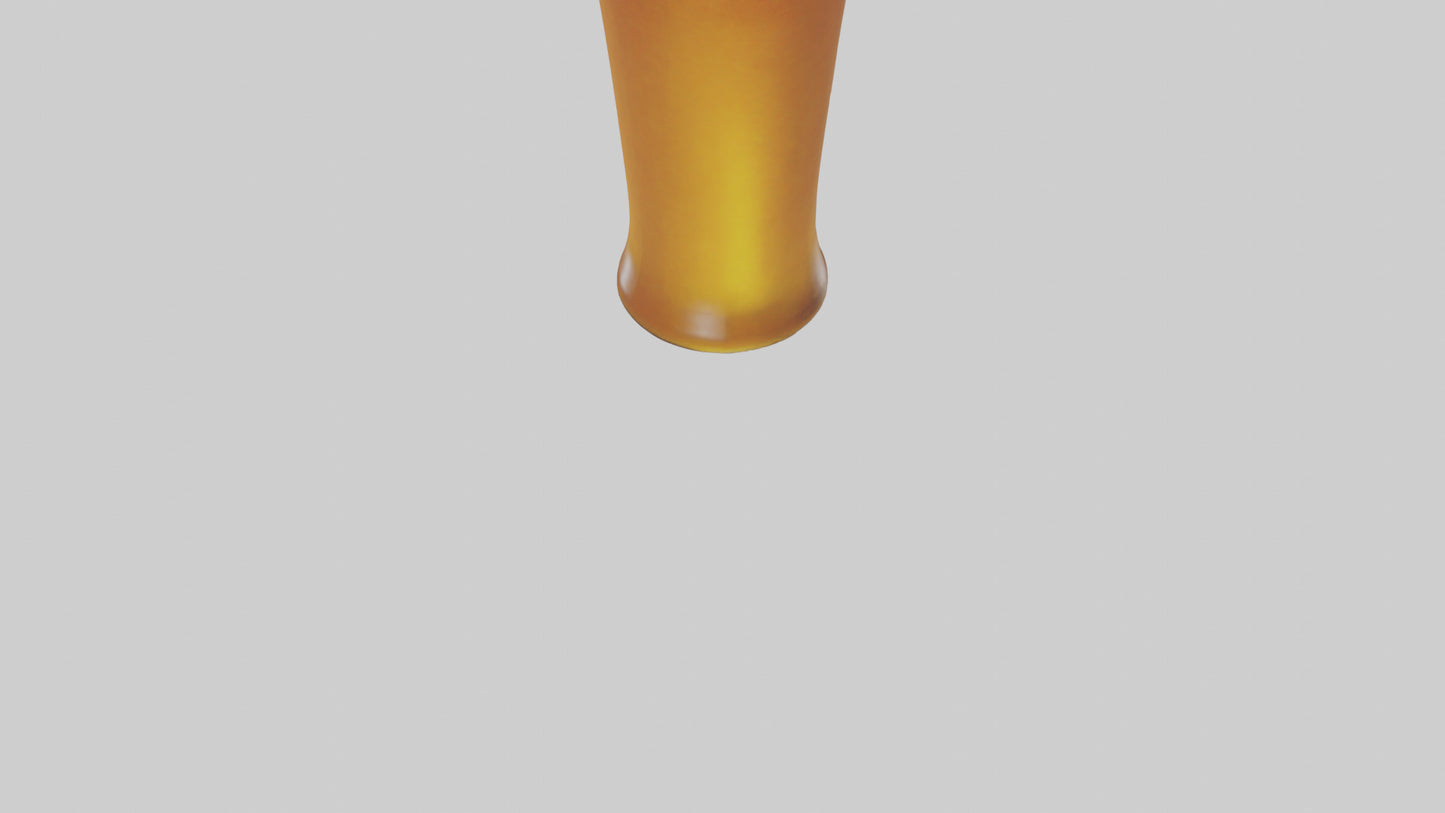 3D model Pale ale beer model VR / AR / low-poly