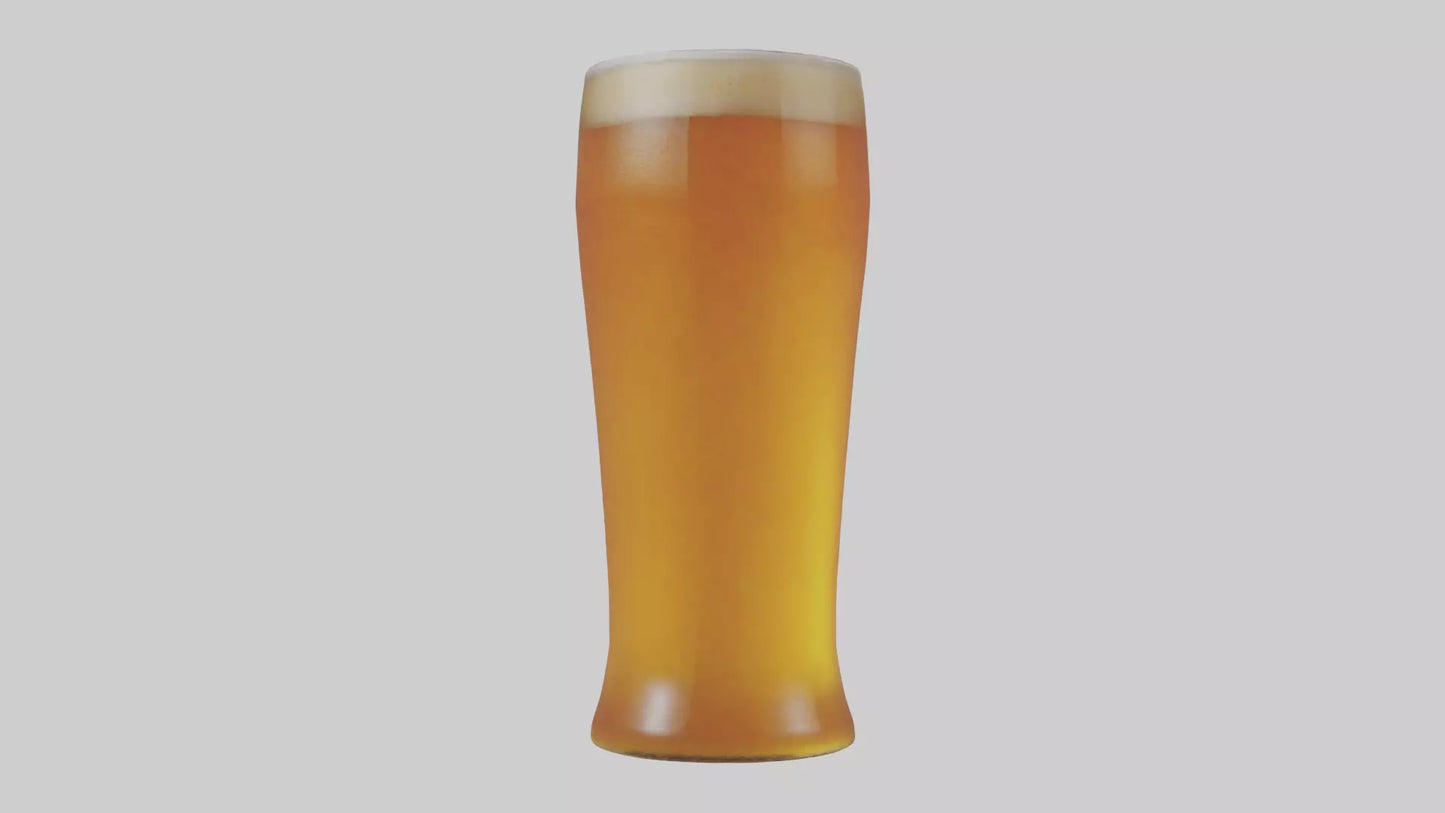 3D model Pale ale beer model VR / AR / low-poly