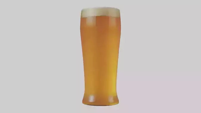 3D model Pale ale beer model VR / AR / low-poly