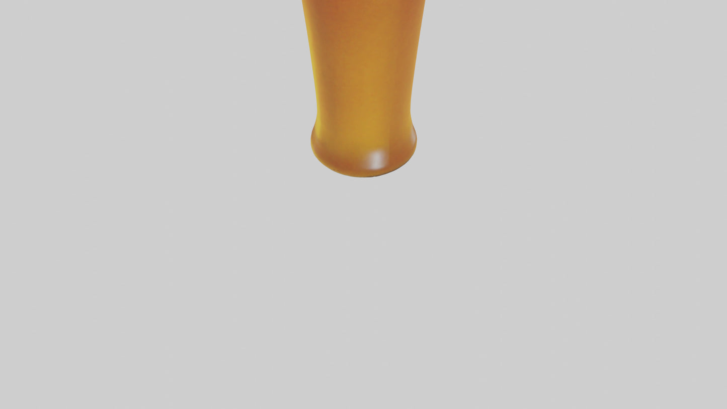 3D model Pale ale beer model VR / AR / low-poly