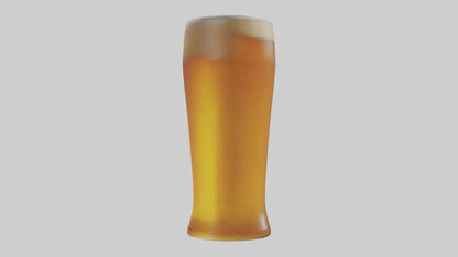 3D model Pale ale beer model VR / AR / low-poly