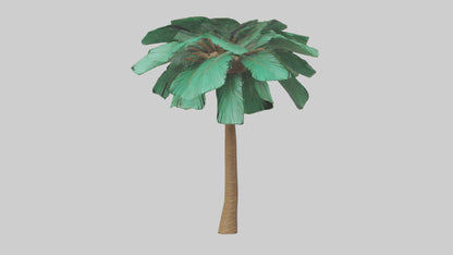 3D model Palm tree model VR / AR / low-poly