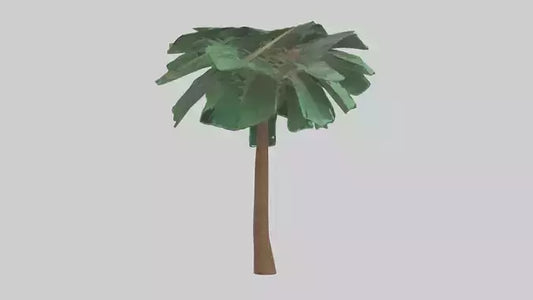 3D model Palm tree model VR / AR / low-poly