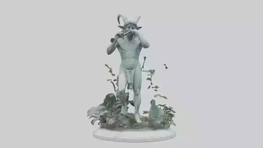 3D model Pan statue VR / AR / low-poly