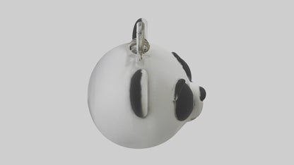 3D model Panda face keychain model VR / AR / low-poly