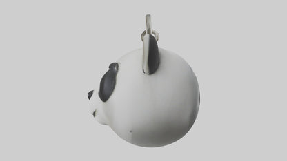 3D model Panda face keychain model VR / AR / low-poly