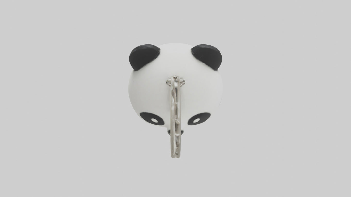 Panda keychain model VR / AR / low-poly