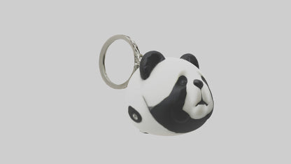 Panda keychain model VR / AR / low-poly