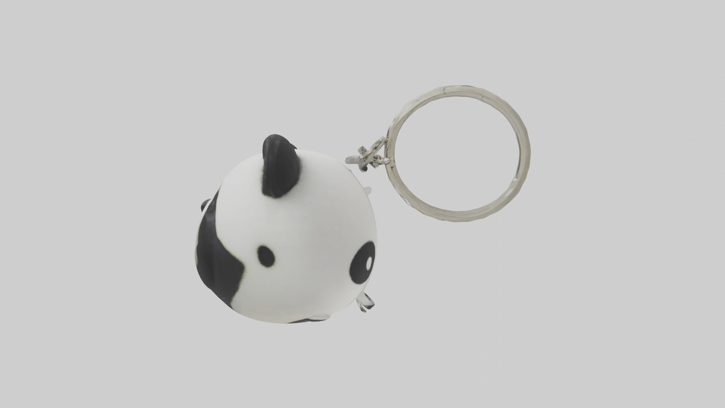 Panda keychain model VR / AR / low-poly