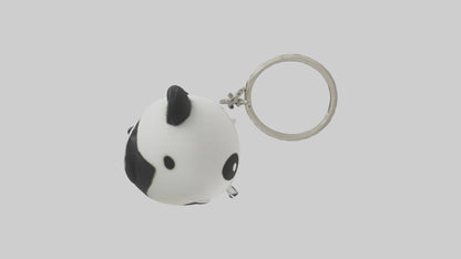 Panda keychain model VR / AR / low-poly