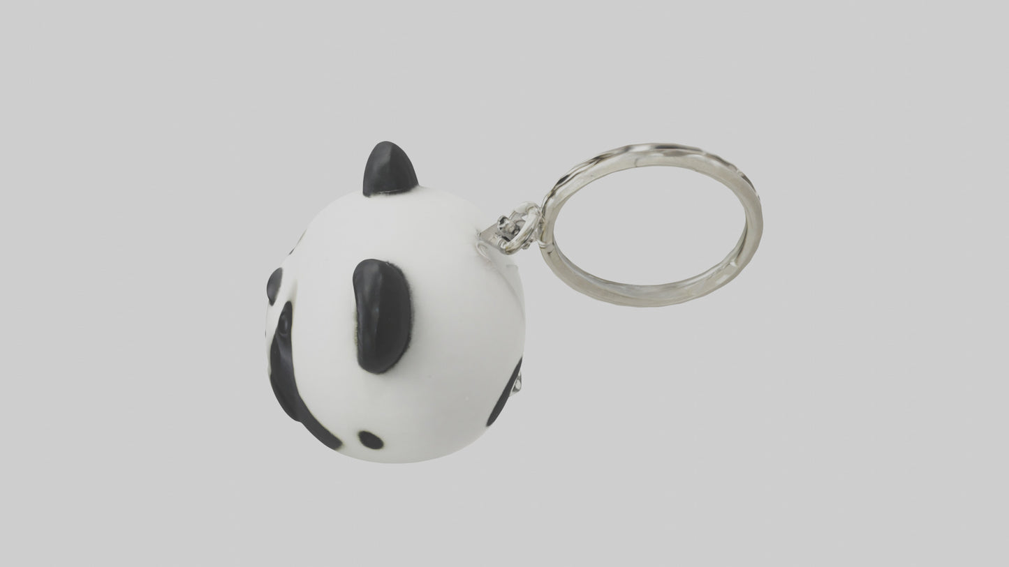 Panda keychain model VR / AR / low-poly