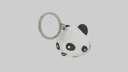 Panda keychain model VR / AR / low-poly
