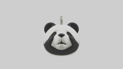 Panda keychain model VR / AR / low-poly