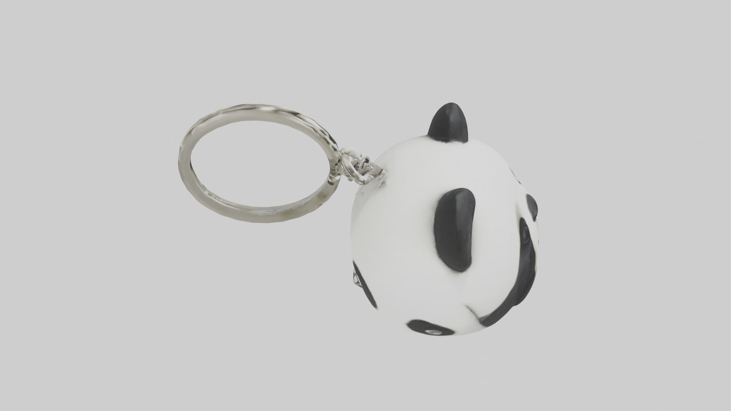 Panda keychain model VR / AR / low-poly