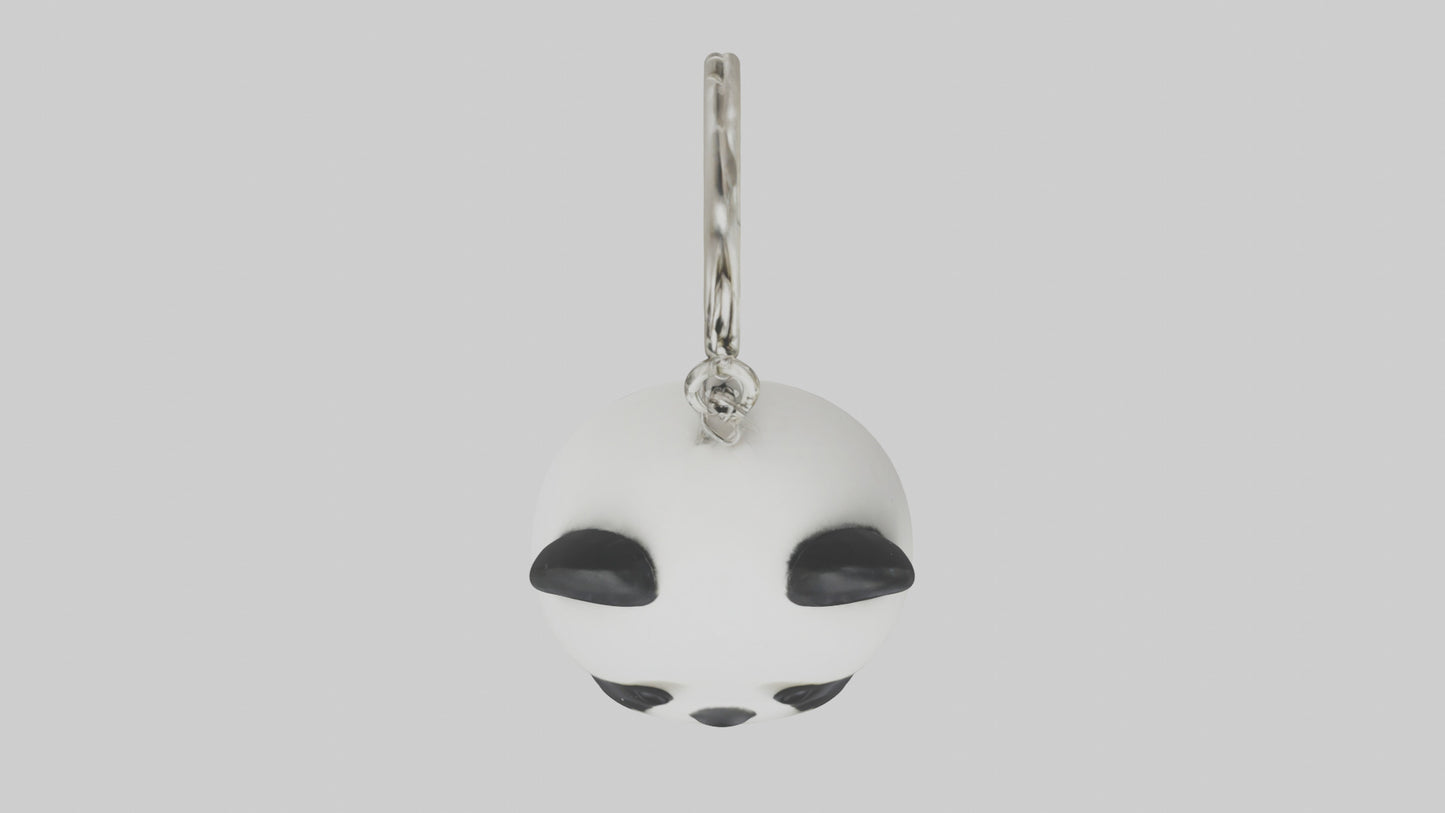 Panda keychain model VR / AR / low-poly