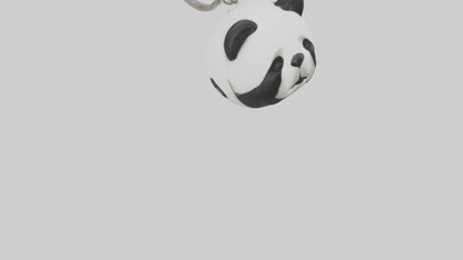 Panda keychain model VR / AR / low-poly
