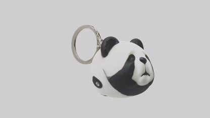 Panda keychain model VR / AR / low-poly