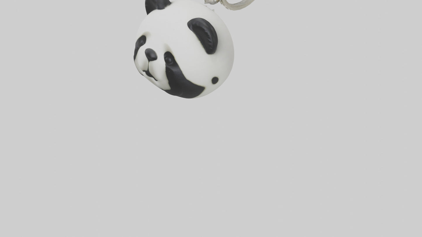 Panda keychain model VR / AR / low-poly