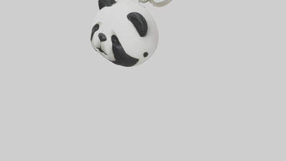 Panda keychain model VR / AR / low-poly