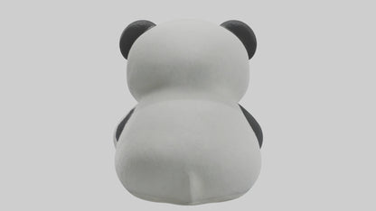 3D model Panda statue model VR / AR / low-poly