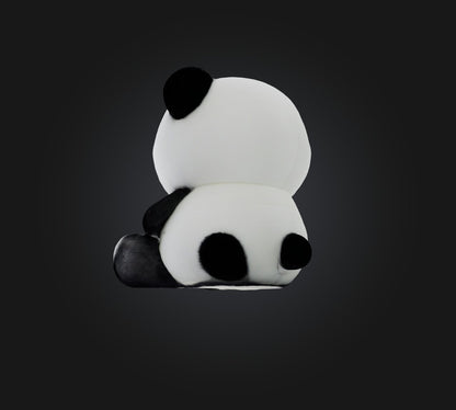 3D model panda toy 2 VR / AR / low-poly