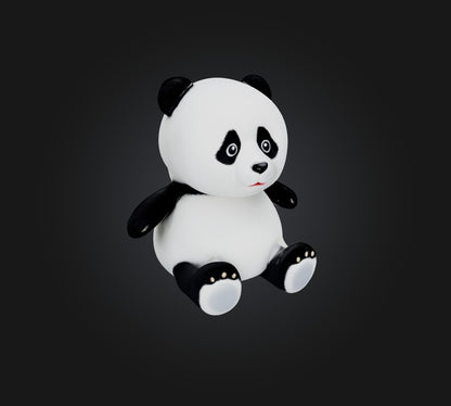 3D model panda toy VR / AR / low-poly