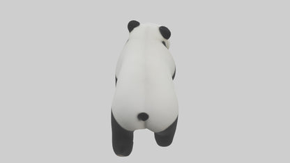 3D model Panda walking model VR / AR / low-poly