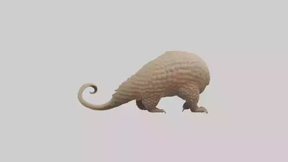 3D model Pangolin Body Model VR / AR / low-poly