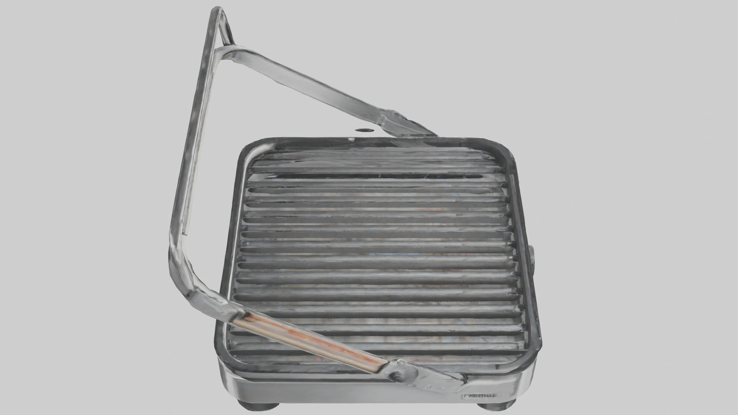 3D model Panini press model VR / AR / low-poly