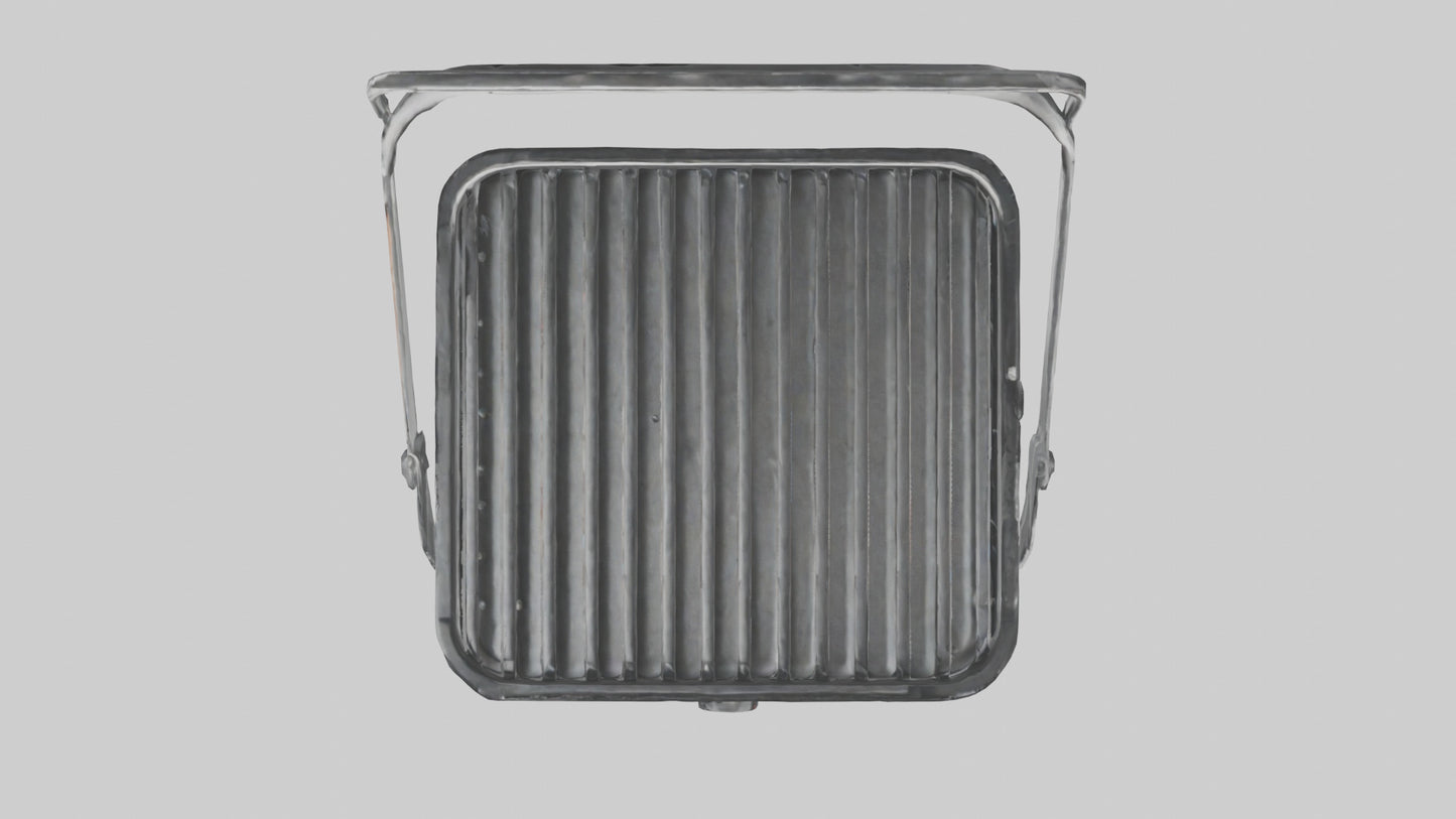 3D model Panini press model VR / AR / low-poly