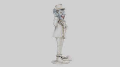 3D model Pantomime Artist statue model VR / AR / low-poly