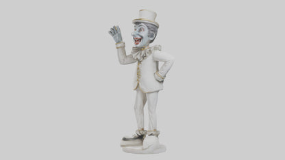 3D model Pantomime Artist statue model VR / AR / low-poly