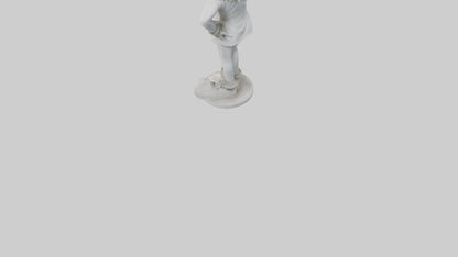 3D model Pantomime Artist statue model VR / AR / low-poly