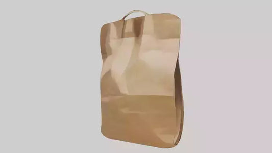 Paper Bag model VR / AR / low-poly