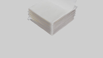 Paper Napkins model VR / AR / low-poly