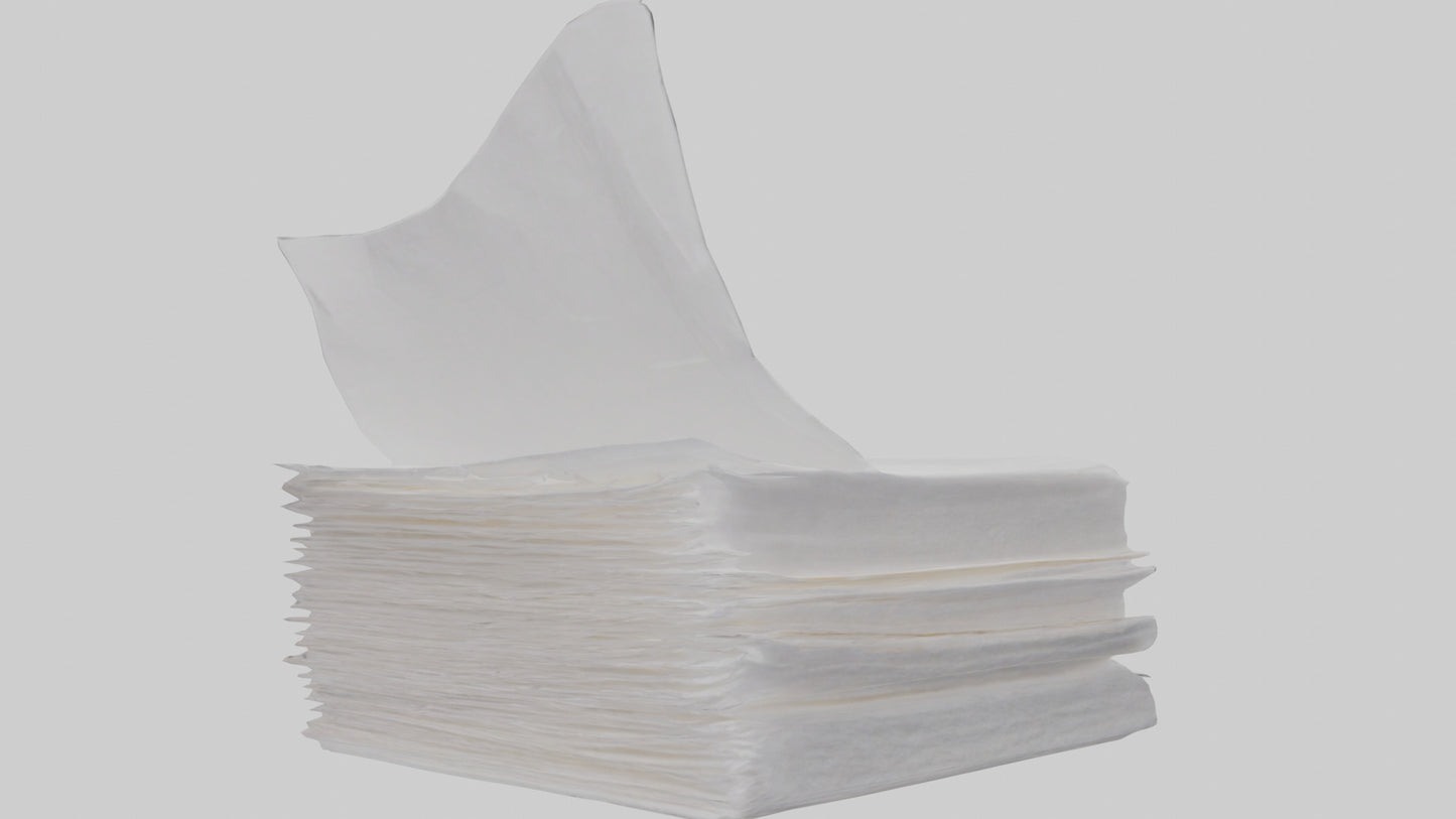 Paper Napkins model VR / AR / low-poly