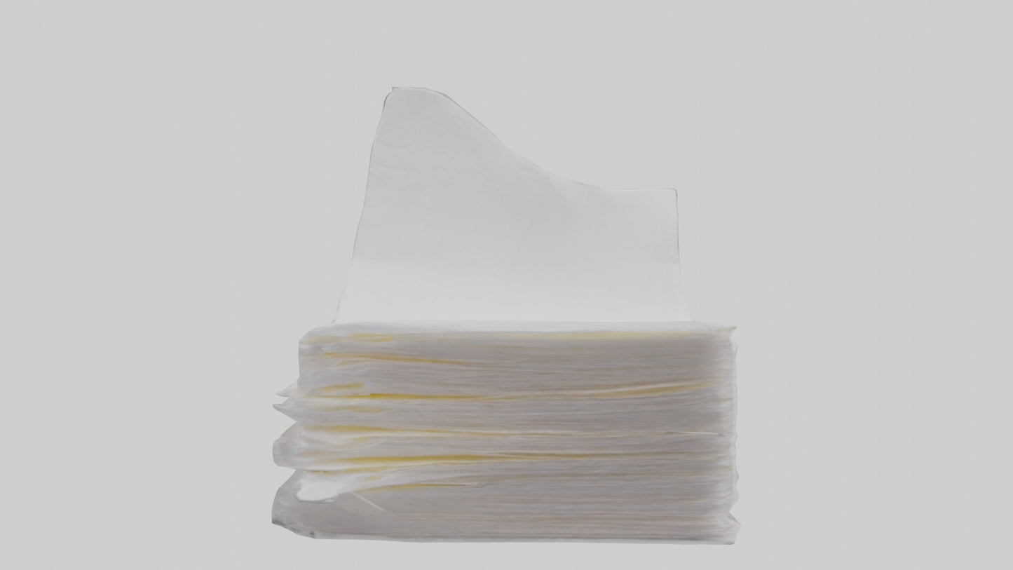 Paper Napkins model VR / AR / low-poly