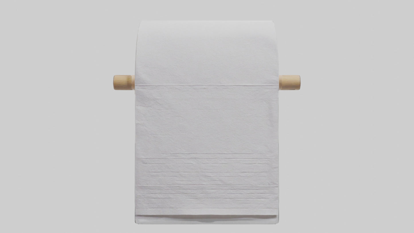 3D model Paper towels model VR / AR / low-poly