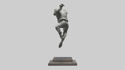 3D model Parkour Jump statue model VR / AR / low-poly